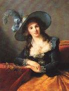 elisabeth vigee-lebrun comtesse de Segur oil